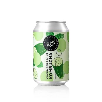 ROY Sommer Edition Cucumber & Mint Kombucha, Berlin, BIO, 330 ml