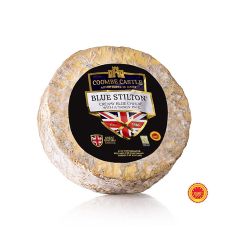 Blue Stilton, englischer Schnittkäse mit Blauschimmel, P.D.O./g.U., ganzer Laib, ca.2,1 kg
