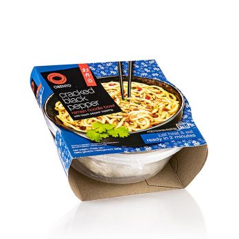 Obento Ramen Bowl Cracked Black Pepper, mikrowellengeeignet, 240 g