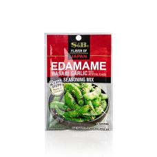 Edamame Seasoning Wasabi Garlic, Gewürz für Edamamebohnen, S&B, 24 g
