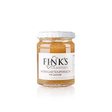 Weingartenpfirsich Fruchtaufstrich, mit Lavendel, Fink´s Delikatessen, 100 g