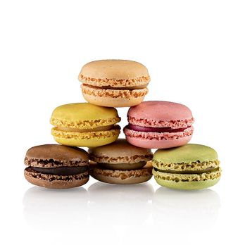 Macarons Mischung, gefüllt, Ø 3,5cm, 6 Sorten, TK, 864 g