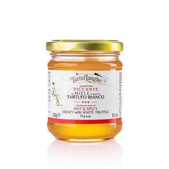 Scharfer Honig mit weißem Trüffelgeschmack, Tartuflanghe, 230 g