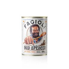 Fagioli alla Bud Spencer Original, Borlotti Bohnen in Tomatensauce & Speck, 400 g