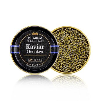 BOS FOOD Premium Selection - Ossetra (gueldenstaedtii), Aquakultur, ohne Konservierungsmittel, China, 30 g