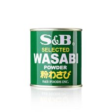 Wasabi - Grünes Meerrettich-Pulver, mit echtem Wasabi, 30 g
