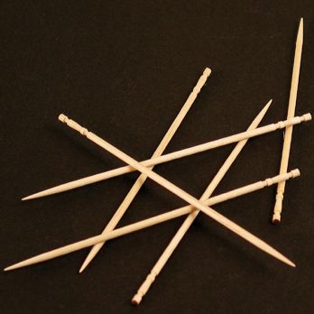 Holz-Spieße, Japan Picker, dünn, ø 2mm, 10cm, 1.000 St