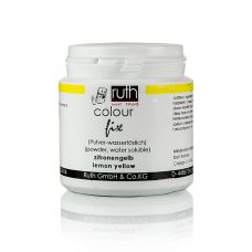 Lebensmittelfarbe Pulver, zitronengelb, wasserlöslich, 9101, Ruth, 50 g