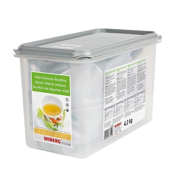 Wiberg Vital-Gemüse Bouillon, für 190 Liter, 4,2 kg