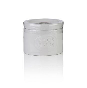 Tisch-Salz-Gefäß Flos Salis®, klein, rund, Flor de Sal-Auslese, 100 g