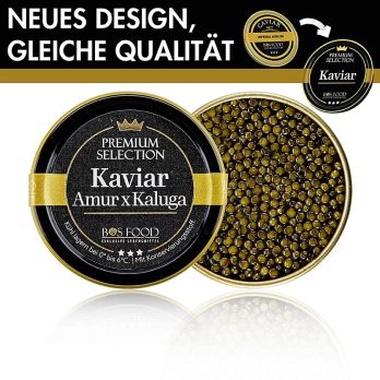 BOS FOOD Premium Selection - Kreuzung Amur x Kaluga Stör (schrenckii x dau), China, 50 g