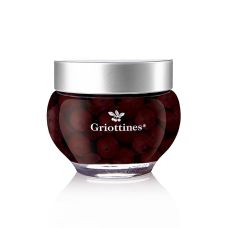 Griottines Original - Wildsauerkirschen, in Kirschwasser, o. Kern, süß, 15% vol., 400 g