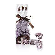 Trüffelpralinen - Dolce d´Alba, dunkle Schokolade, ca. 14g, schwarz, 200 g