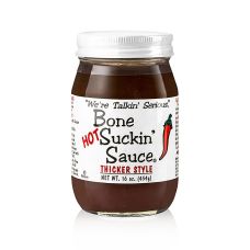 Bone Suckin´ Sauce Hot, BBQ Sauce (dickflüssig), Ford´s Food, 410 ml