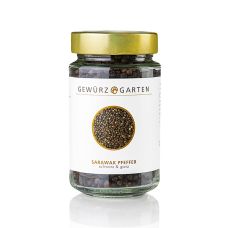 Gewürzgarten Sarawak Pfeffer, schwarz, ganz, 130 g