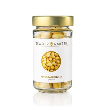 Gewürzgarten Macadamia Nüsse, geschält, ungesalzen, 120 g