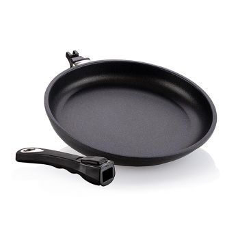 AMT Gastroguss, Bratpfanne, ø 24cm, 4cm hoch, mit abnehmbarem Griff, 1 St
