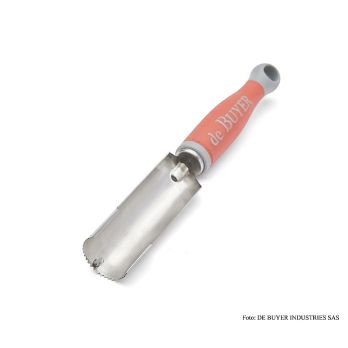 deBUYER Entkerner Universal, ø 30mm, 11cm lang, Edelstahl/Kunststoff rot, 1 St