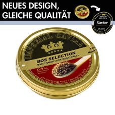 BOS FOOD Premium Selection Kaviar vom sibirischen Stör (Acipenser baerii), Aquakultur China, 125 g