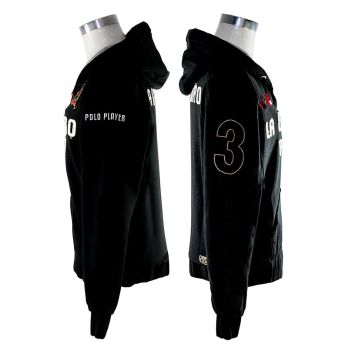 EDITION BOS FOOD Kapuzenjacke La Guajiro, schwarz/rot, Herren Gr. 3XL, 1 St