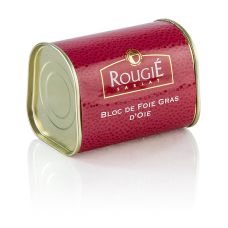 Gänsestopfleberblock, Foie Gras, Trapez, Halbkonserve, Rougié, 145 g