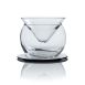 Desietra Kaviarglasschale (Bowle) mit Edelstahl Untersetzer und 2 Löffel, 5 tlg.