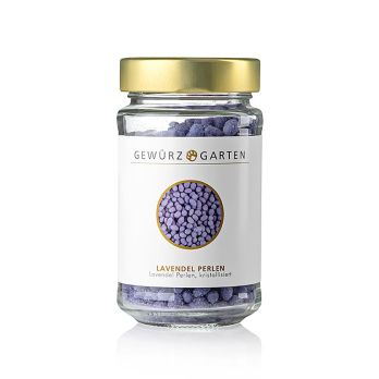 Gewürzgarten Lavendelperlen, kristallisiert, 150 g