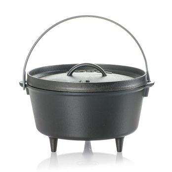 Zubehör - Kochtopf  Lodge Camp Dutch Oven, 3 Füße, Ø 25cm, inkl. Deckel, 4,7 L, 1 St