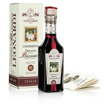 Leonardi - Condiment Balsamico, Pregiato, 10 Jahre, 250 ml