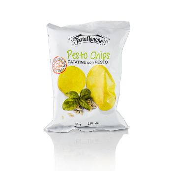 TARTUFLANGHE Pestochips, Kartoffelchips mit Pestogeschmack, 45 g