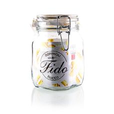 Drahtbügelglas - Fido, 1 l, quadratisch, 1 St