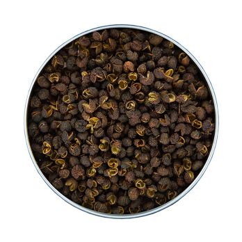 Timutpfeffer aus Nepal, ganz, geöffnet, Altes Gewürzamt, 40 g