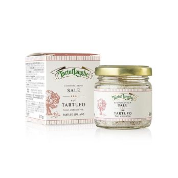 TARTUFLANGHE Französisches Meersalz mit Sommertrüffel (tuber aestivum), 90 g