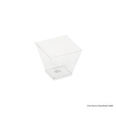 Einweg Naturesse Kova Becher klar, 60ml, 5x5x4,5cm, PLA, 300 St
