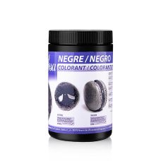 Sosa Lebensmittelfarbe Natürlich, Puder, Schwarz (Kohle), wasserlöslich (39266), 200 g