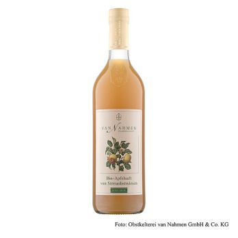 Streuobstwiesen Apfelsaft, Späte Ernte, 100% Direktsaft, van Nahmen, BIO, 750 ml