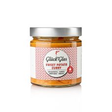 Glück im Glas - Sweet Potato Curry, pikantes Süßartkoffelragout, vegan, 360 g