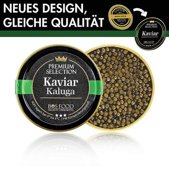 BOS FOOD Premium Selection - Kaluga Kaviar (Huso dauricus), China, 30 g