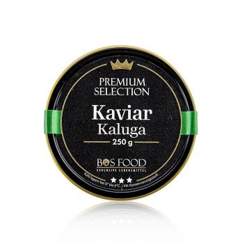 BOS FOOD Premium Selection - Kaluga Kaviar (Huso dauricus), 250 g