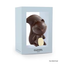 Oster Eichhörnchen Squirrel, dunkle Schokolade 72%, 11cm, Michel Cluizel, 80 g