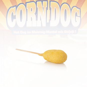 Corn Dogs am Stiel, Damhus, TK, 1,8 kg, 60 x 30g