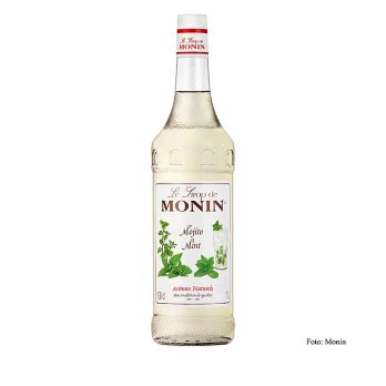Monin - Mojito Mint Sirup, weiß (mit Rumgeschmack), 1 l