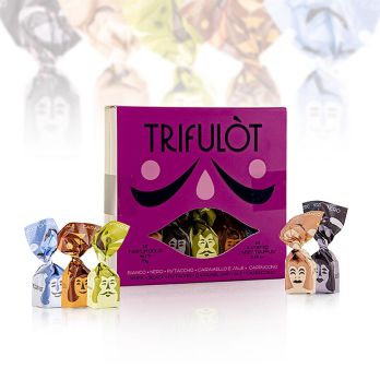trifulòt - Trüffelpralinen Alba mini, 5 Sorten (10 Stück), 70g, Tartuflanghe, 70 g, 10 St