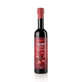 Wiberg AcetoPlus Sauerkirsche, Essig-Fruchtzubereitung, 500 ml