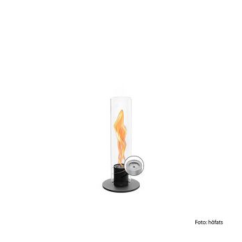 Tischfeuer SPIN 900, Schwarz (Windlicht, Gartenfackel), höfats, 1 St