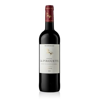2023er Cru Bourgeois Medoc Rotwein AC, trocken, 13 % vol., Château La Pirouette, 750 ml