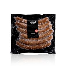 Merguez von Rind & Lamm, Grillbratwurst roh, Kalieber, TK, 300 g, 6 St