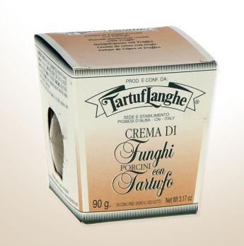 TARTUFLANGHE Steinpilz-Paste, mit Bianchetto- und Sommertrüffel, 90 g