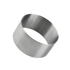 Edelstahlring-Ausstecher, glatt, ø 8cm, 4cm hoch, 1,3mm stark, 1 St