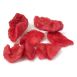 Echte Rosen-Blütenblätter, rot, kandiert, kristallisiert, essbar, 1 kg